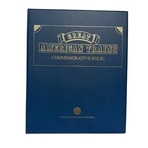 Great American Trains Commemorative Folio Stamp Collection